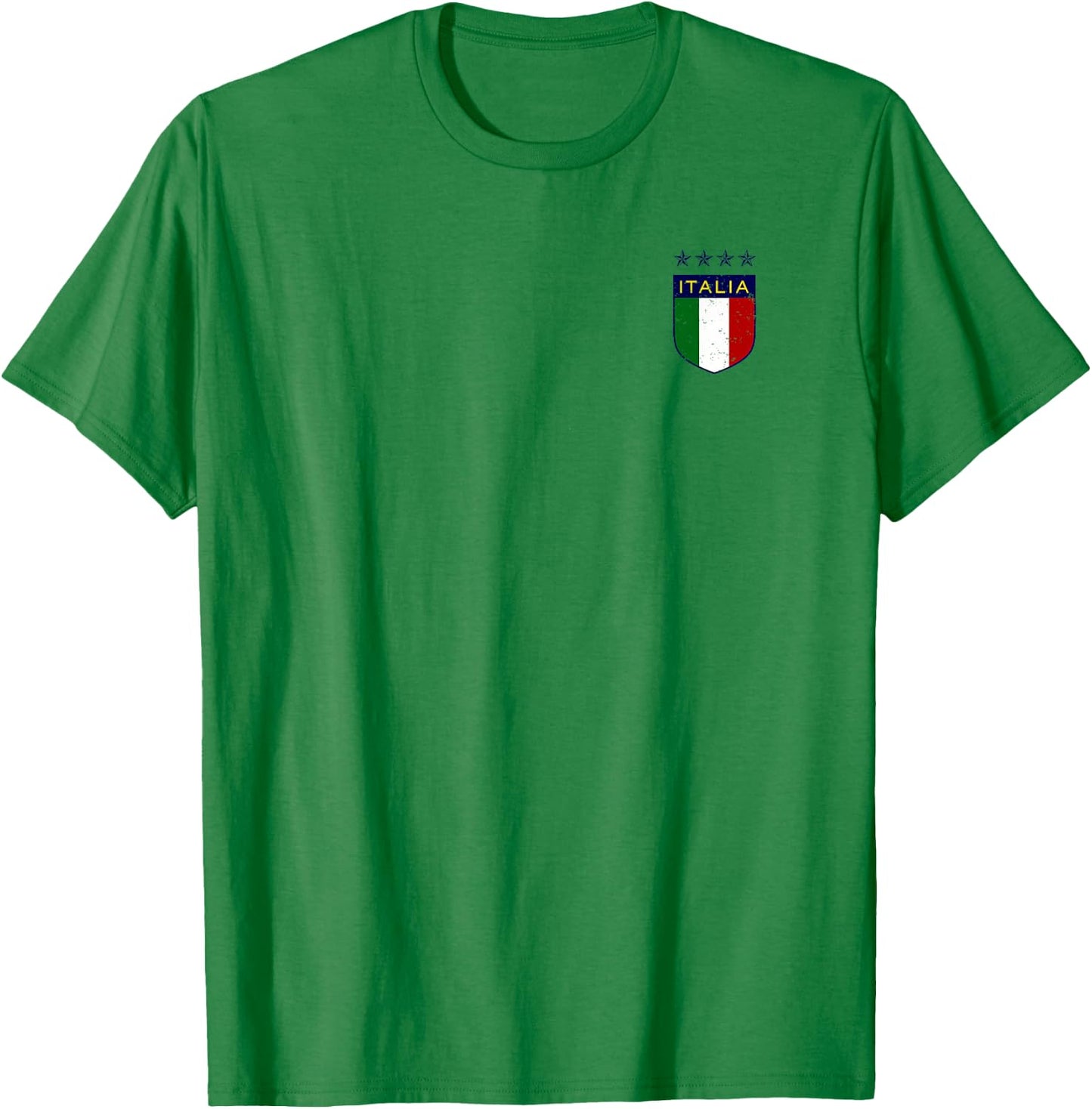 Vintage Italia Soccer Double-Sided T-Shirt - T-Shirt | Irish Green