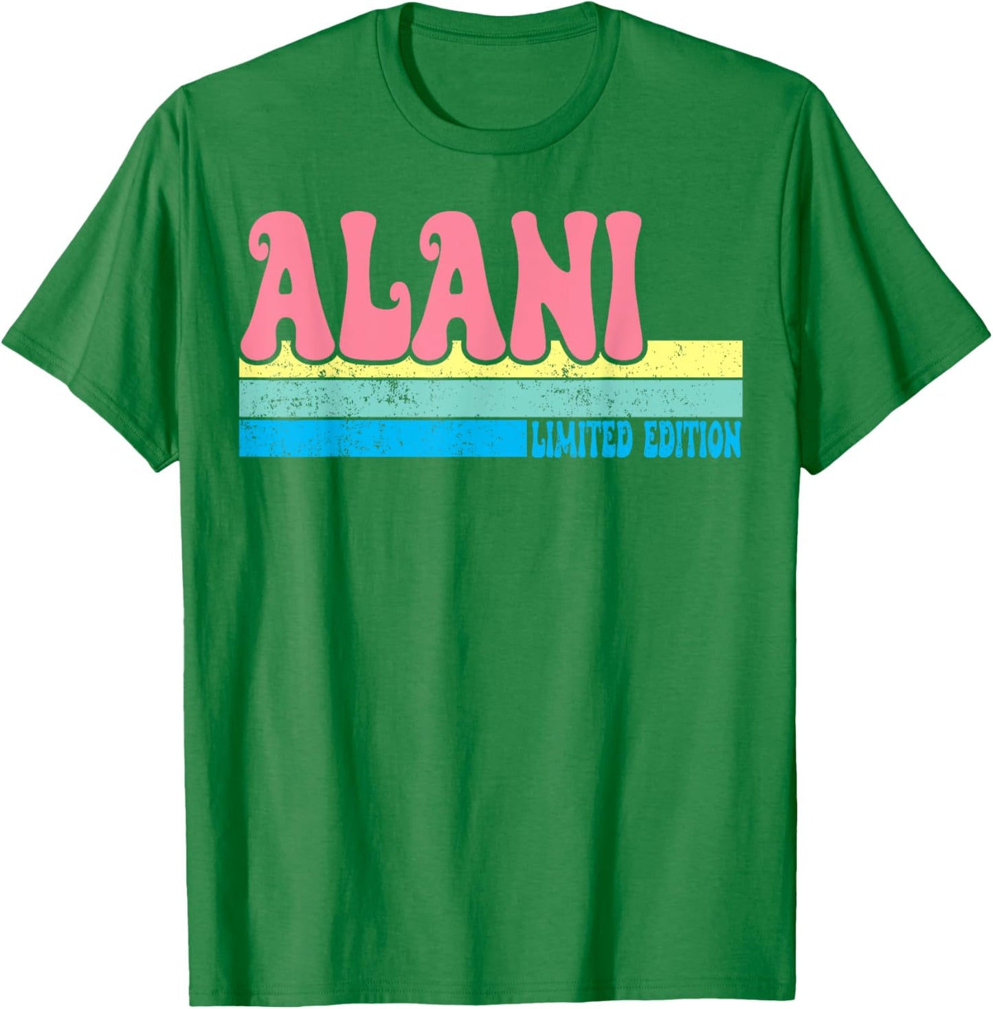 ALANI Name Personalized Cute Idea Groovy Women ALANI T-Shirt - T-Shirt | Irish Green