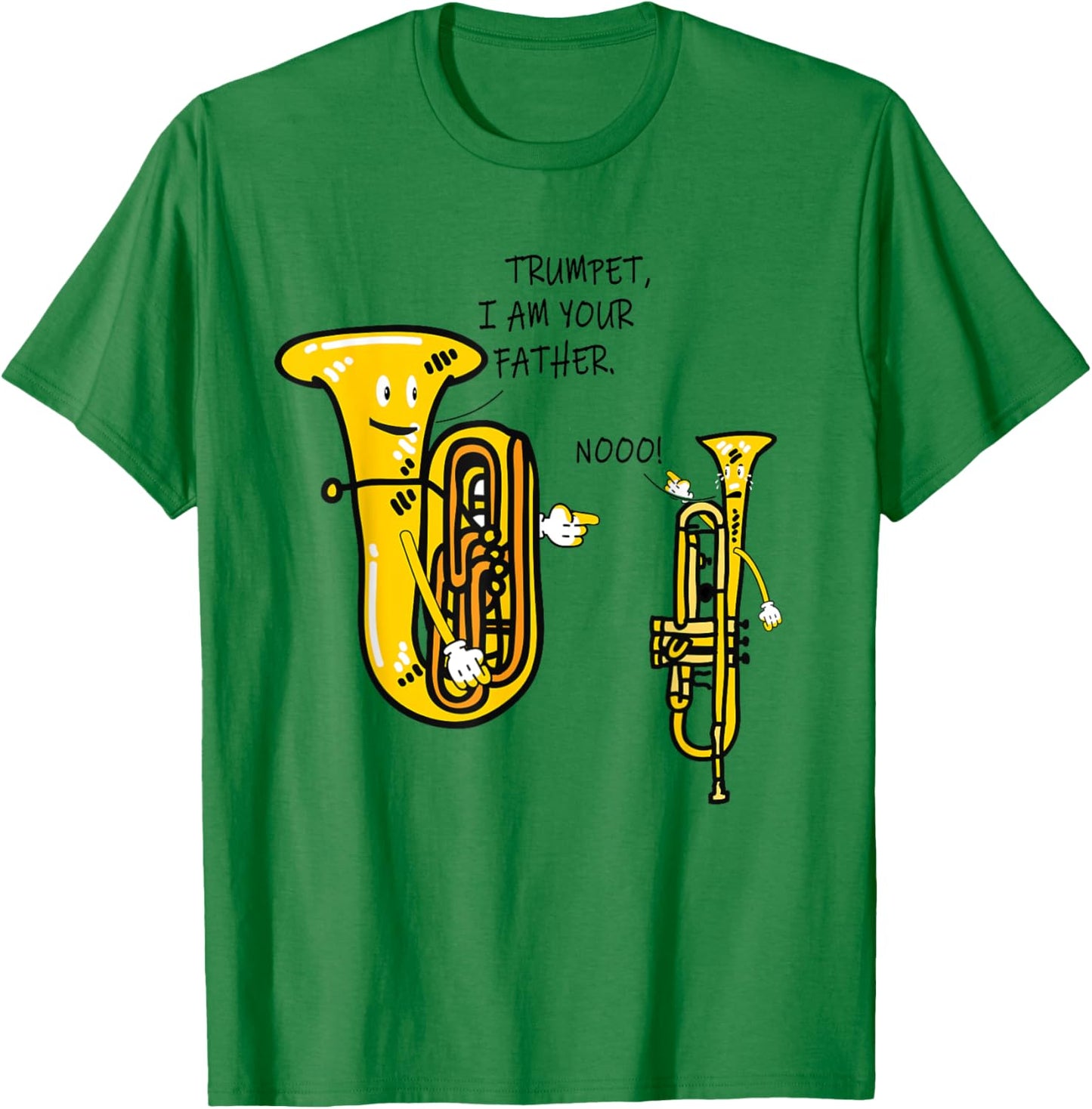 brass horn marching band - Euphonium - Funny brass orchestra T-Shirt - T-Shirt | Irish Green