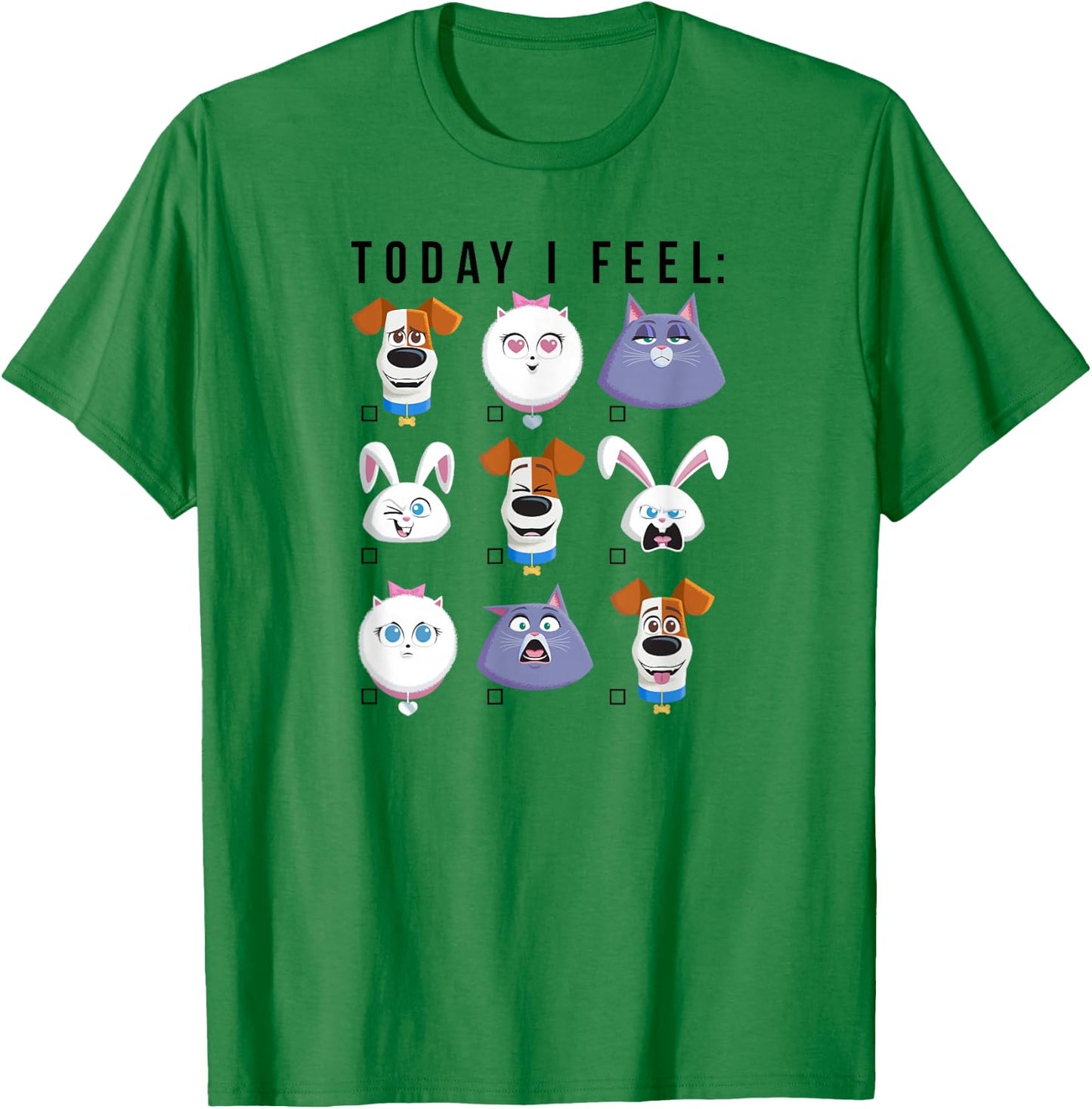 Pets 2 Heute fühlen ich T-Shirt - T-Shirt | Irish Green