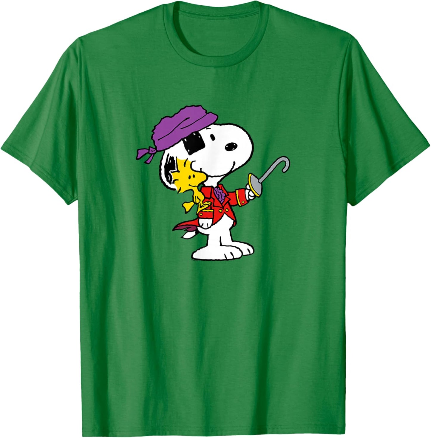 Peanuts Ahoy Snoopy and Woodstock T-Shirt - T-Shirt | Irish Green