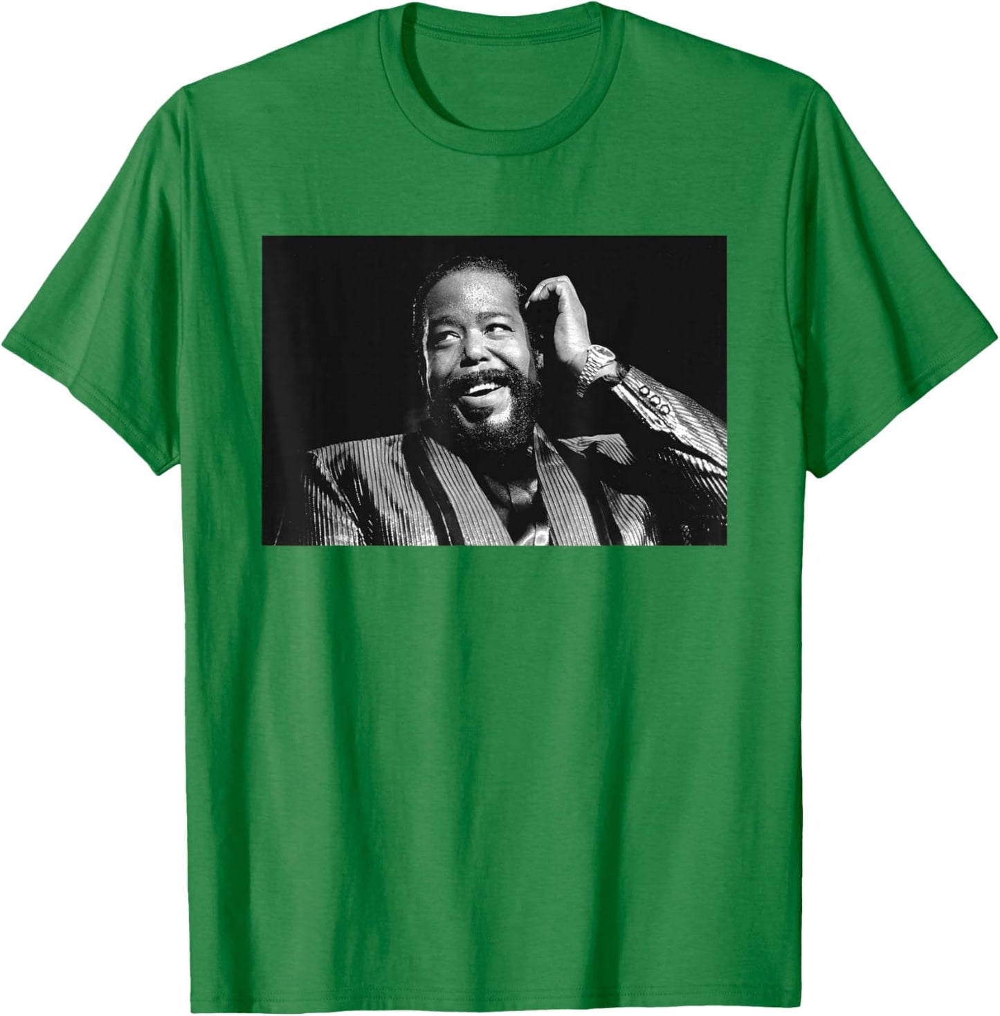Singer Barry White Live In London By Stephen Wright T-Shirt - T-Shirt | Irish Green