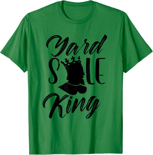 Yard Sale King Antique Seller Lover Selling T-Shirt - T-Shirt | Irish Green