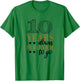 10 Years Down - 10th Wedding Anniversary T-Shirt - T-Shirt | Irish Green