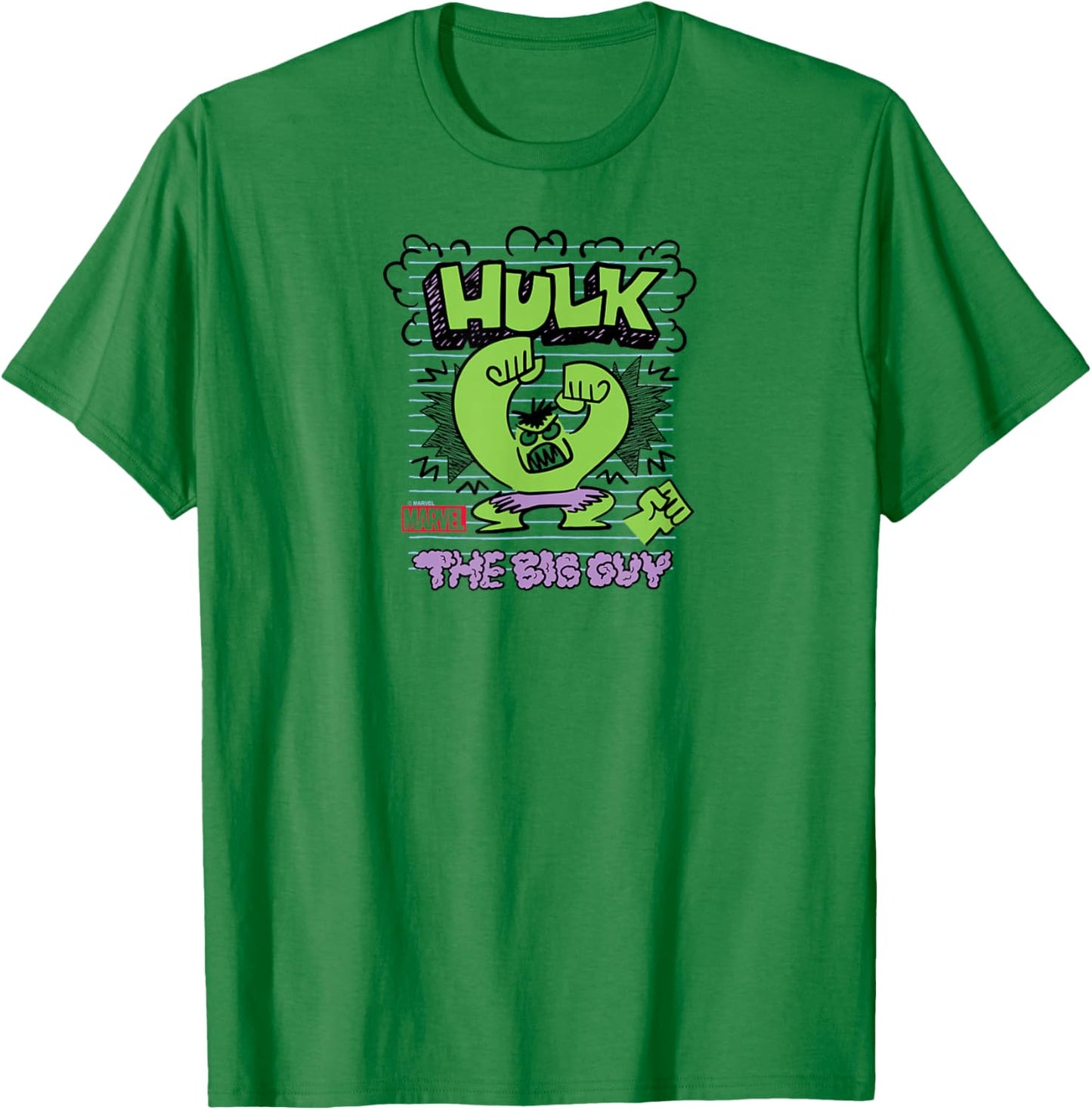 Hulk - Scribble T-Shirt - T-Shirt | Irish Green