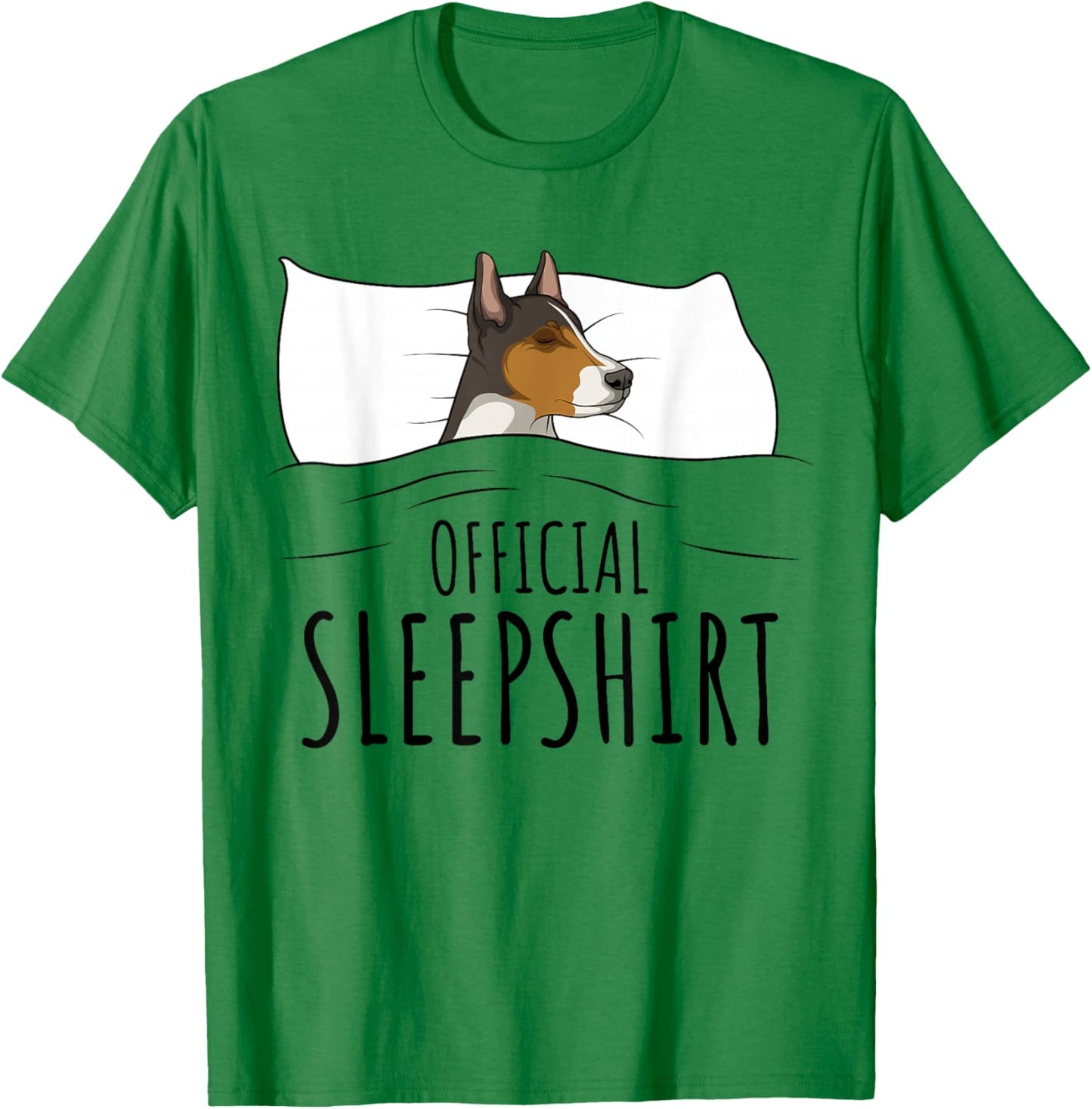 Rat Terrier Dog Official Sleepshirt T-Shirt - T-Shirt | Irish Green