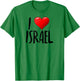 I Love Israel- - Traveler - Souvenir T-Shirt - T-Shirt | Irish Green