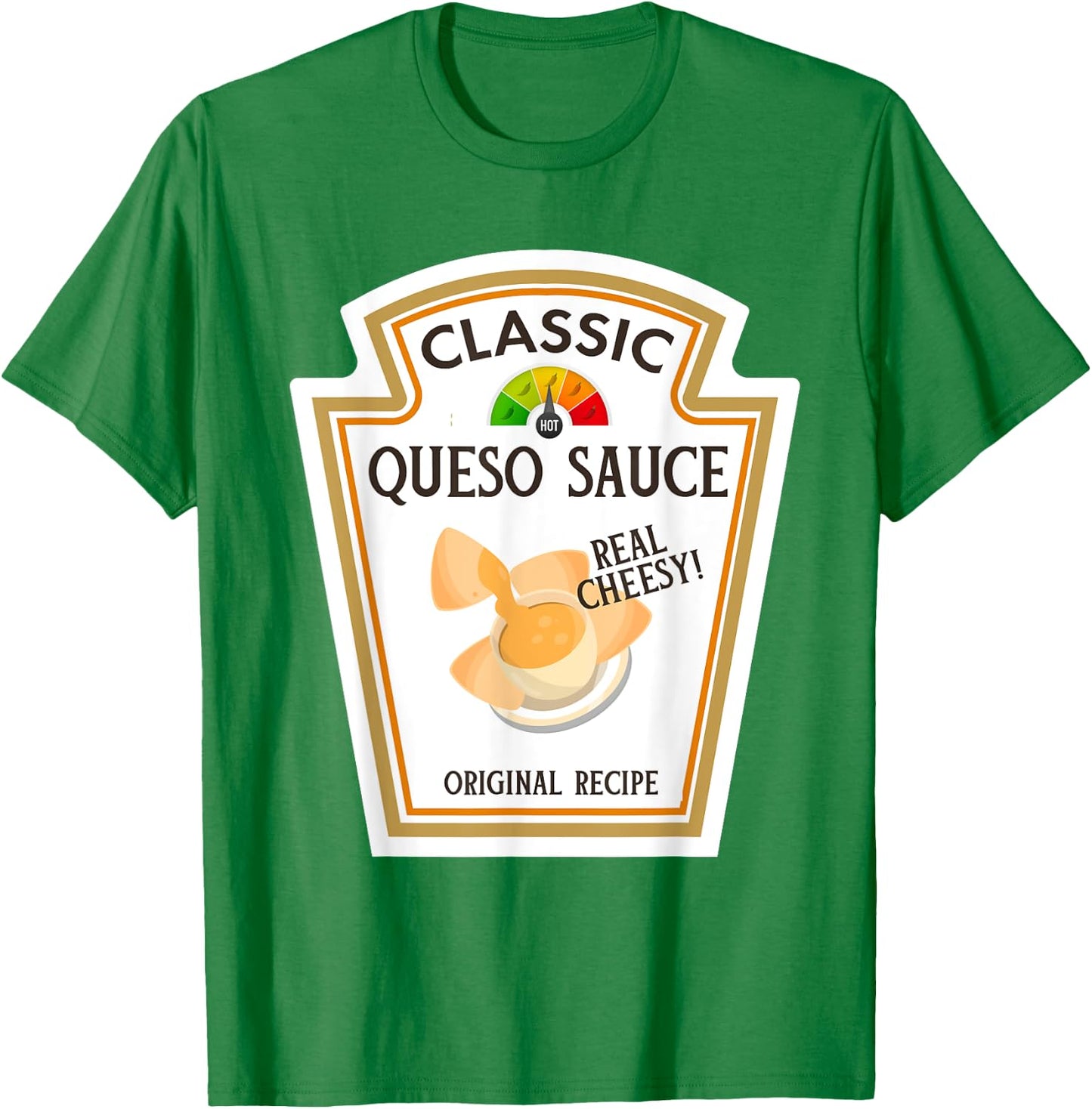 Queso Sauce DIY Halloween Costume Matching Group Cheese T-Shirt - T-Shirt | Irish Green