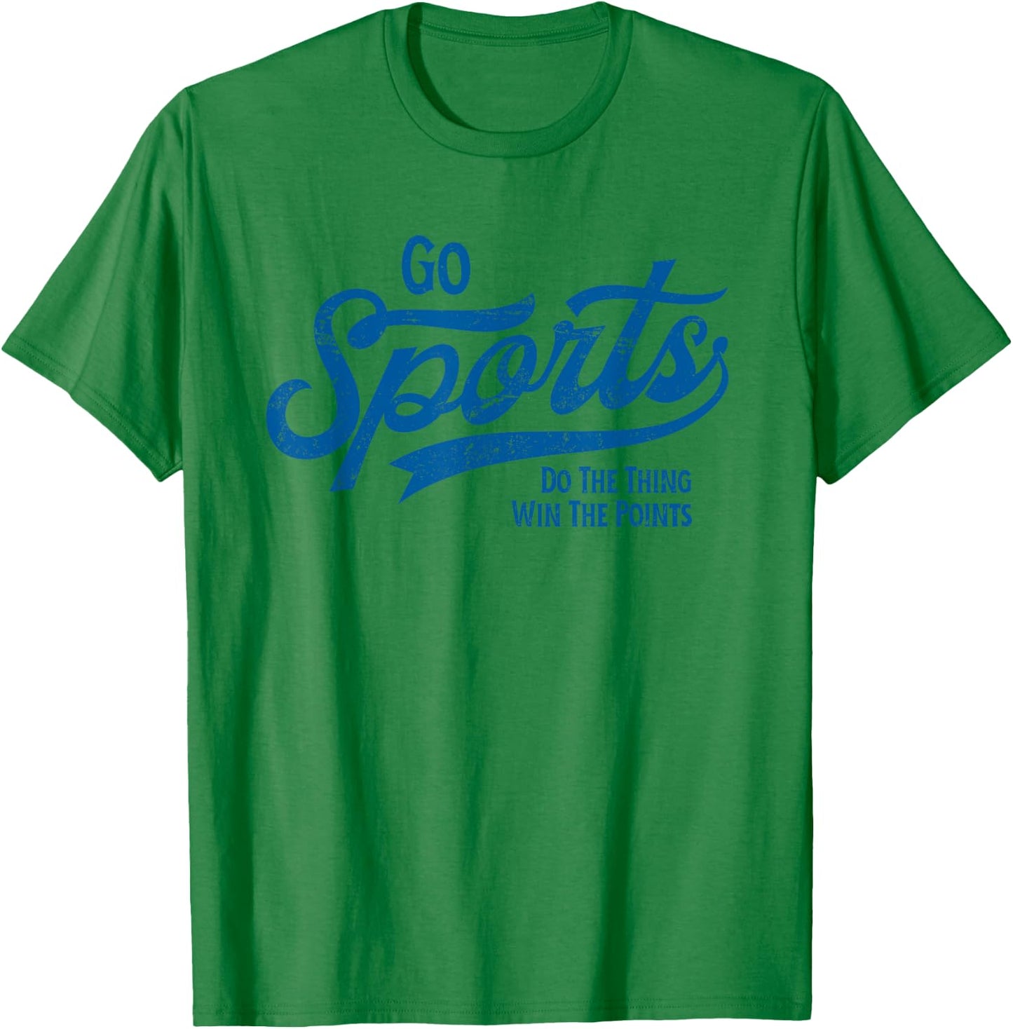 Go Sports! Do the Thing Win The Points Funny Vintage Sports T-Shirt - T-Shirt | Irish Green
