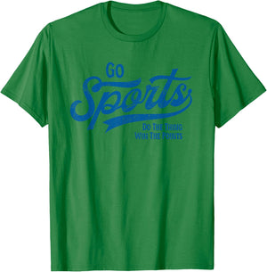 Go Sports! Do the Thing Win The Points Funny Vintage Sports T-Shirt - T-Shirt | Irish Green