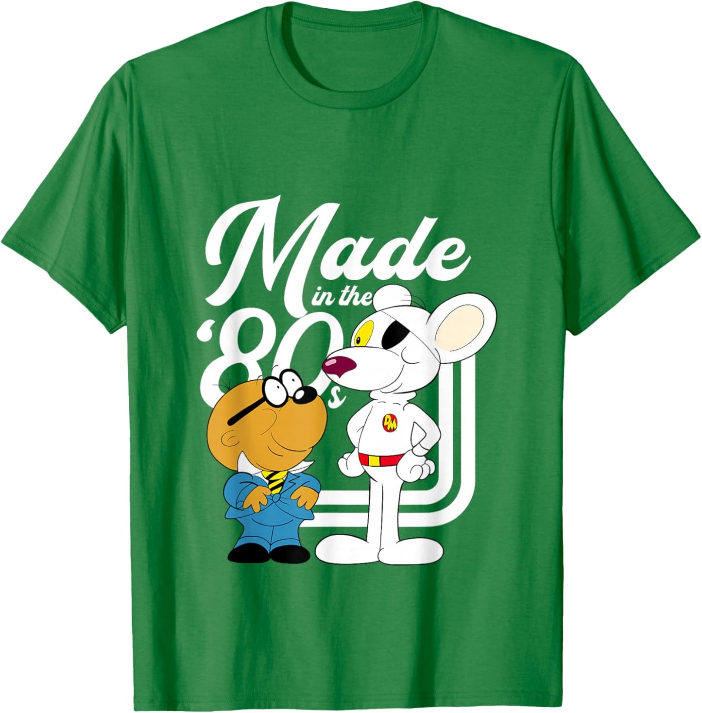 Danger Mouse Made In The 80s T-Shirt - T-Shirt | Irish Green