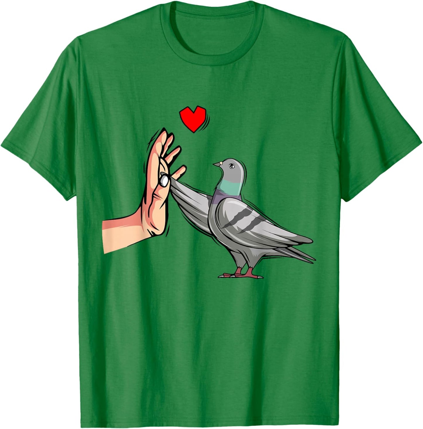 Pigeon Lover Men Women Kids T-Shirt - T-Shirt | Irish Green