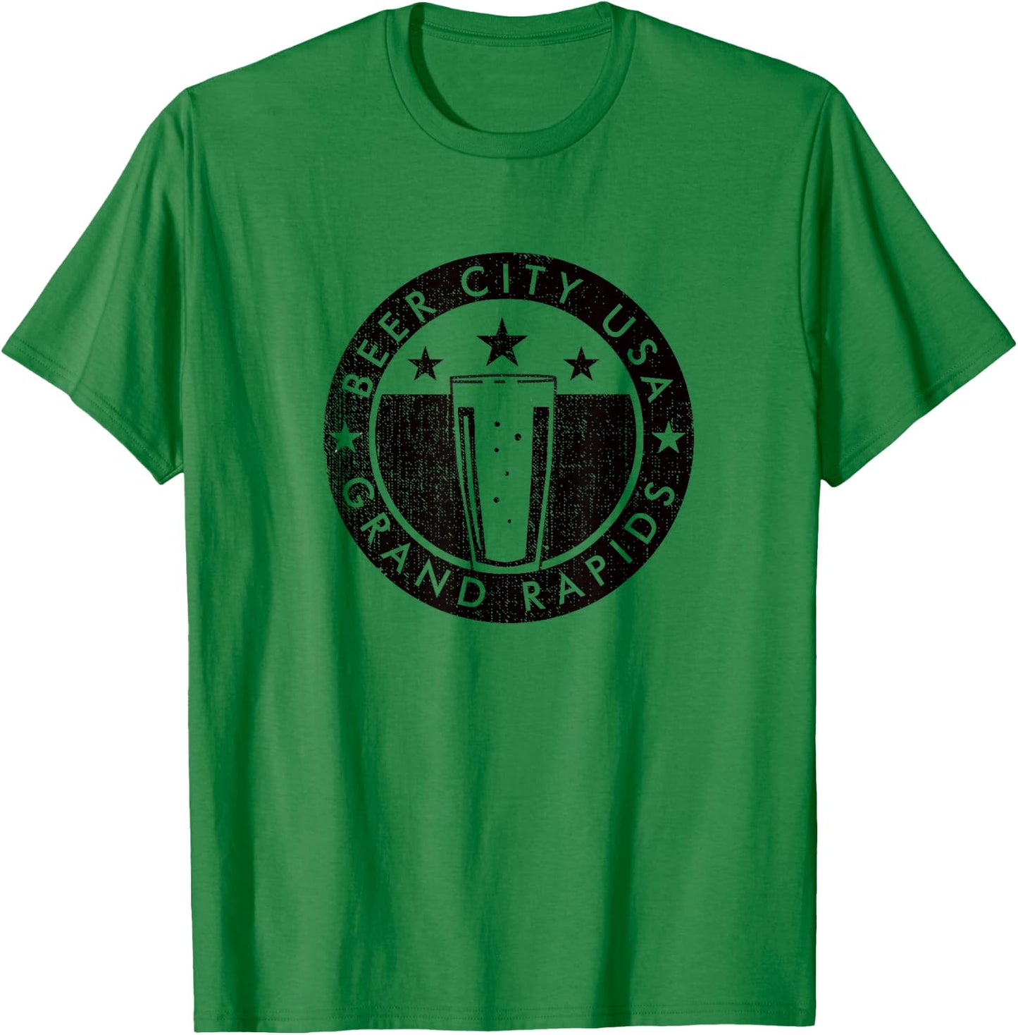Grand Rapids Beer City craft brewing T-Shirt - T-Shirt | Irish Green