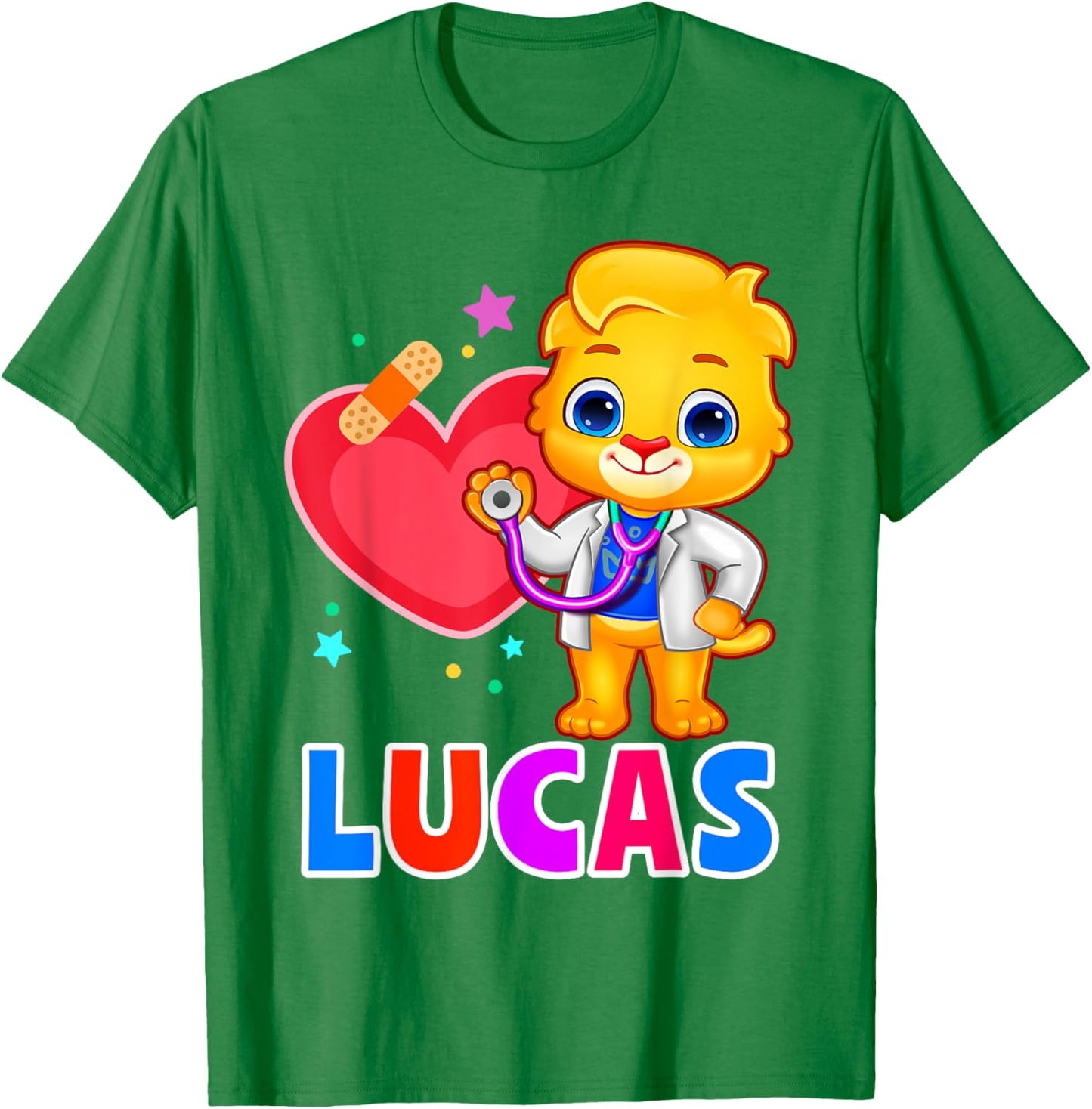 Doctor For Kids | Doctor Lucas Loved By Boys & Girls T-Shirt - T-Shirt | Irish Green