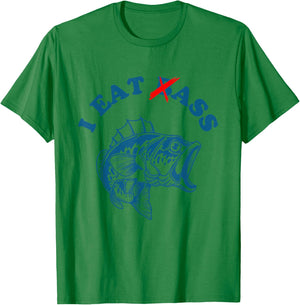 I Eat Bass Funny I Eat Bass T-Shirt - T-Shirt | Irish Green