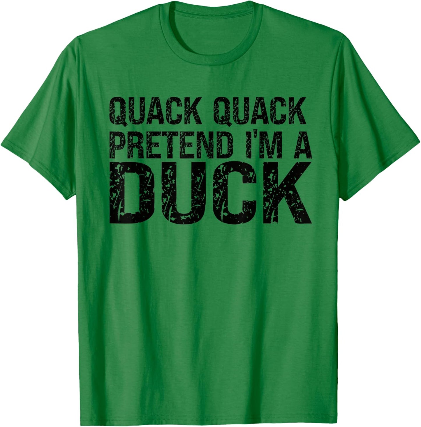 Pretend I'm A Duck Shirt Matching Kids Adult Duck Costume T-Shirt - T-Shirt | Irish Green
