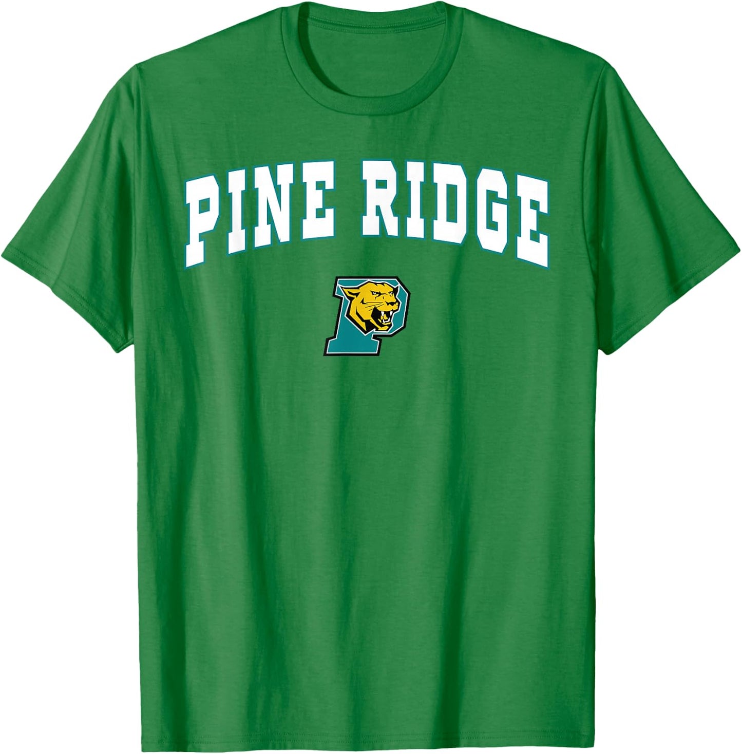 Pine Ridge High School Panthers T-Shirt - T-Shirt | Irish Green