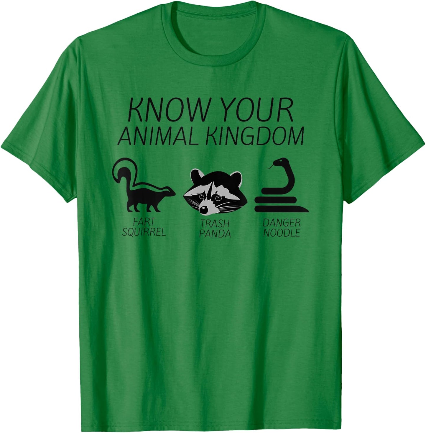 Trash Panda Fart Squirrel Danger Noodle T-Shirt - T-Shirt | Irish Green