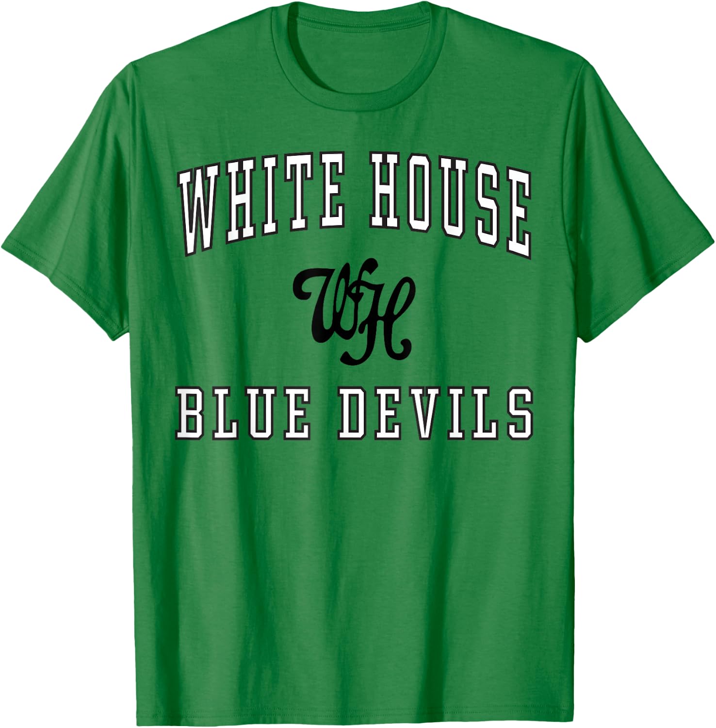 White House High School Blue Devils C1 T-Shirt - T-Shirt | Irish Green