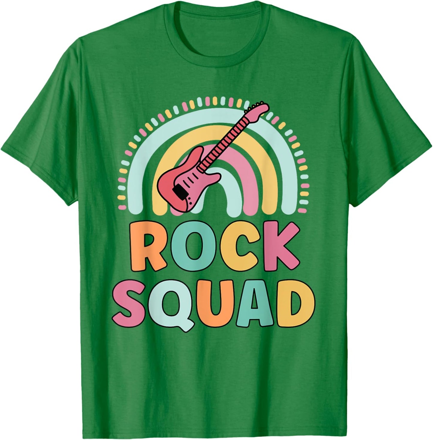 Rock Squad Funny Matching For Girls Band Rock T-Shirt - T-Shirt | Irish Green