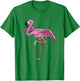 Funny Flamingo funny Zombie Apocalypse Halloween Flamingo T-Shirt - T-Shirt | Irish Green