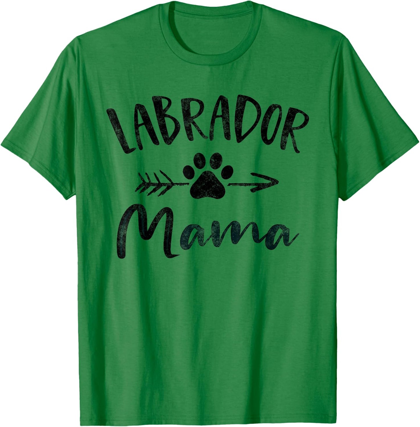 Labrador Mama Lab Retriever Lover Pet Owner Gifts Dog Mom T-Shirt - T-Shirt | Irish Green