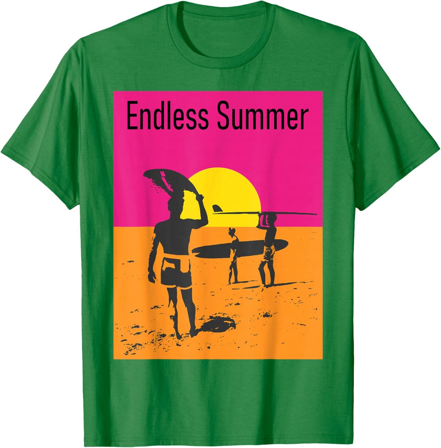Endless Summer Surf T-Shirt - T-Shirt | Irish Green