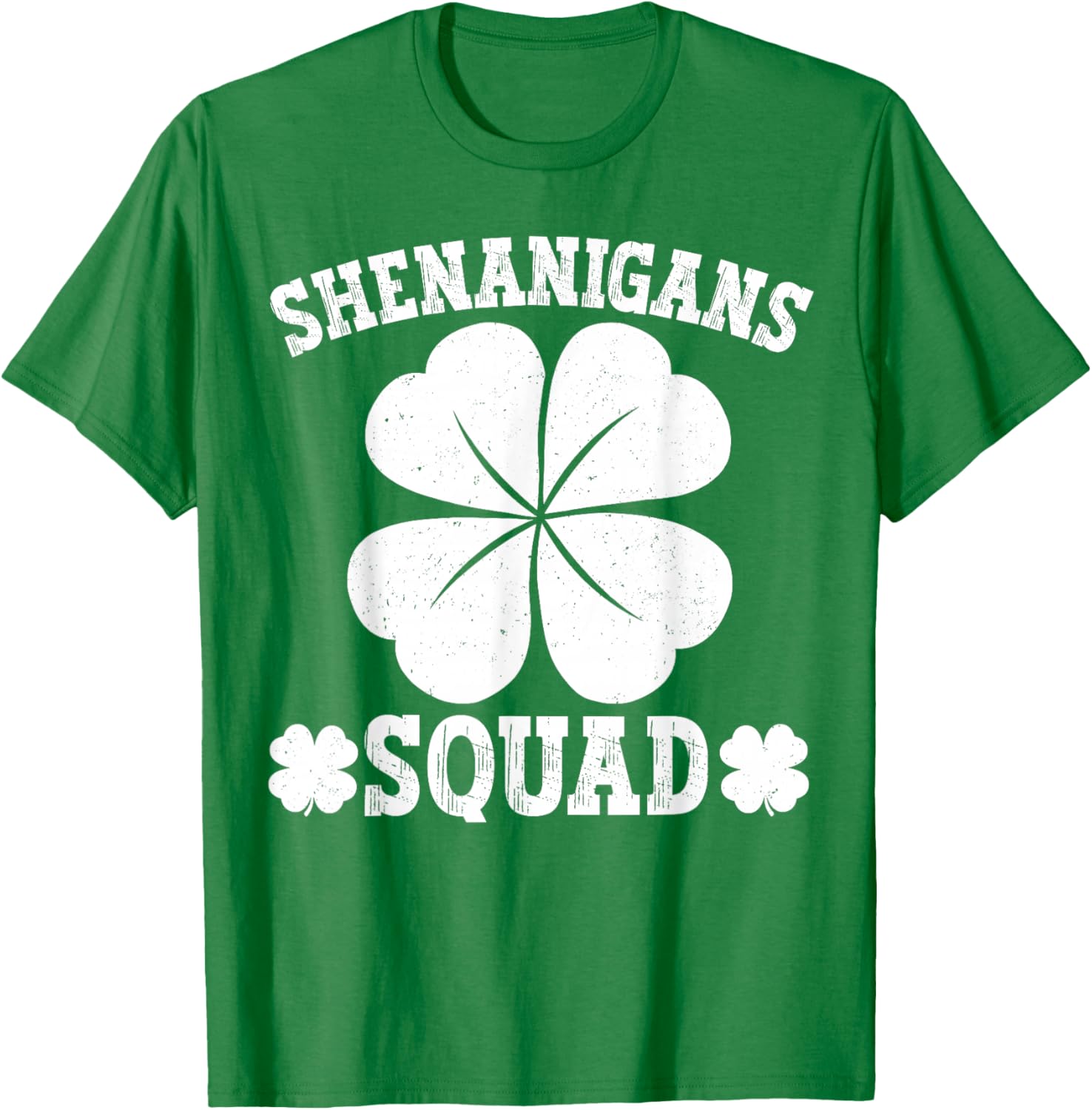Vintage Shenanigans Squad Funny St Patrick's Day Proud Irish T-Shirt - T-Shirt | Irish Green