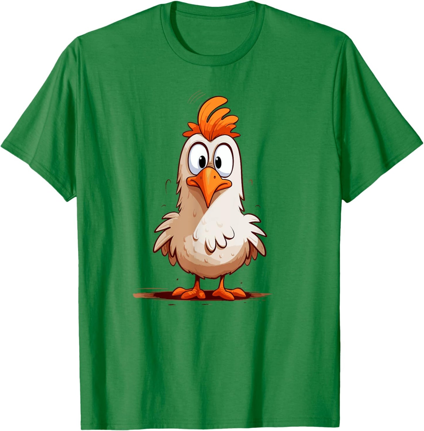 Funny Crazy Chicken for chicken lovers T-Shirt - T-Shirt | Irish Green