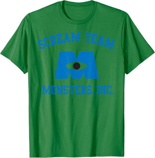 Disney Pixar Monsters University Scream Team T-Shirt - T-Shirt | Irish Green