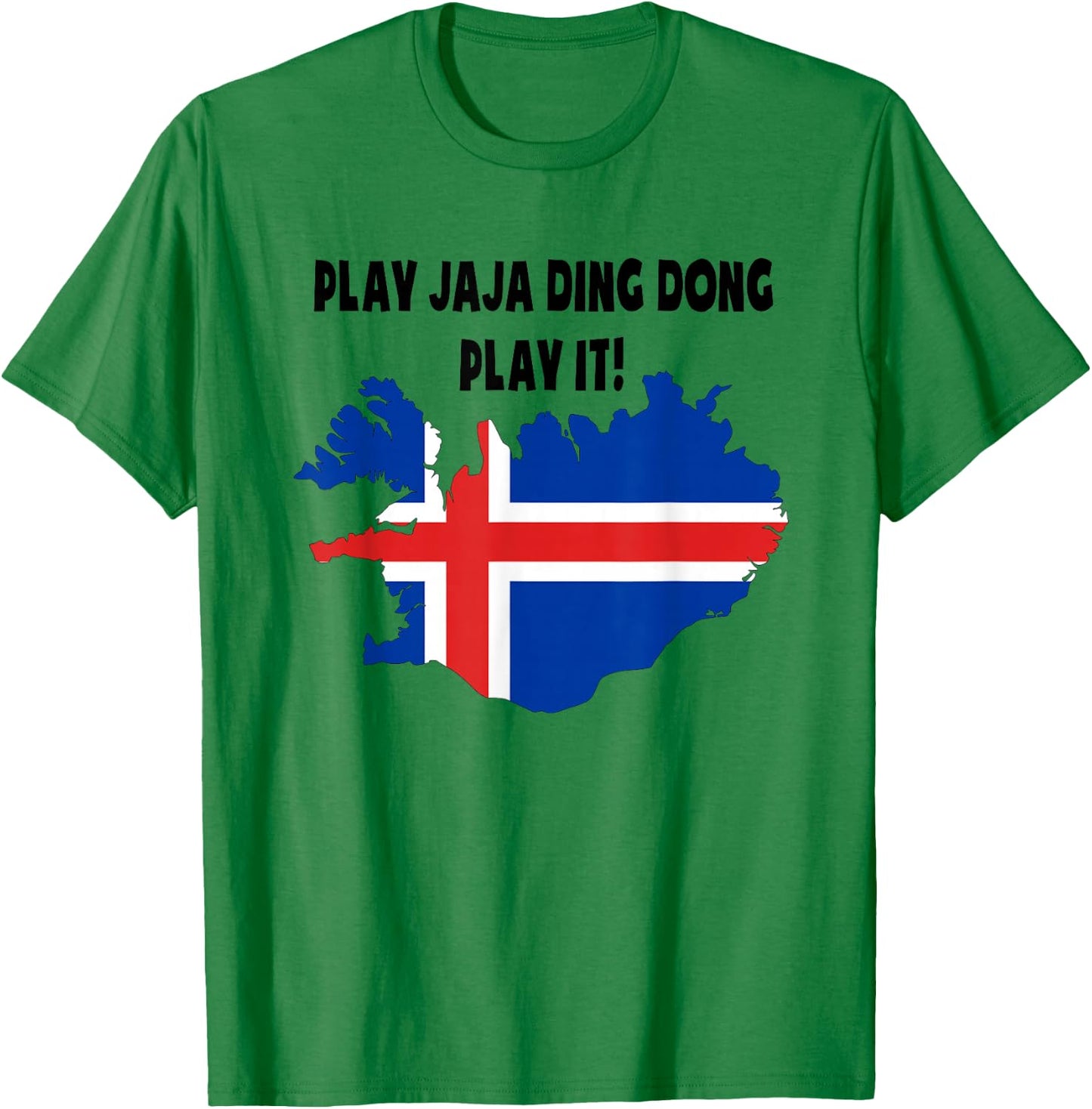 Play JaJa Ding Dong Iceland Euro T-Shirt - T-Shirt | Irish Green