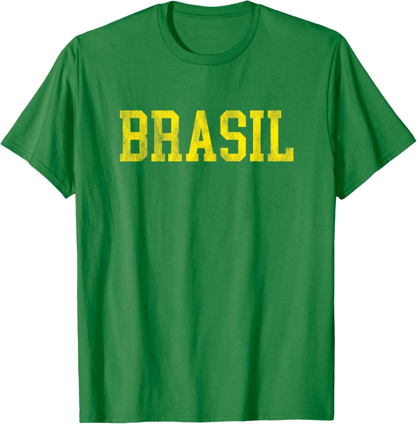 Vintage Brasil Souvenir Retro Brazil Brazilian Throwback T-Shirt - T-Shirt | Irish Green