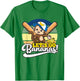 Cute Kawaii Monkey, Funny Let’s Go Bananas Baseball T-Shirt - T-Shirt | Irish Green