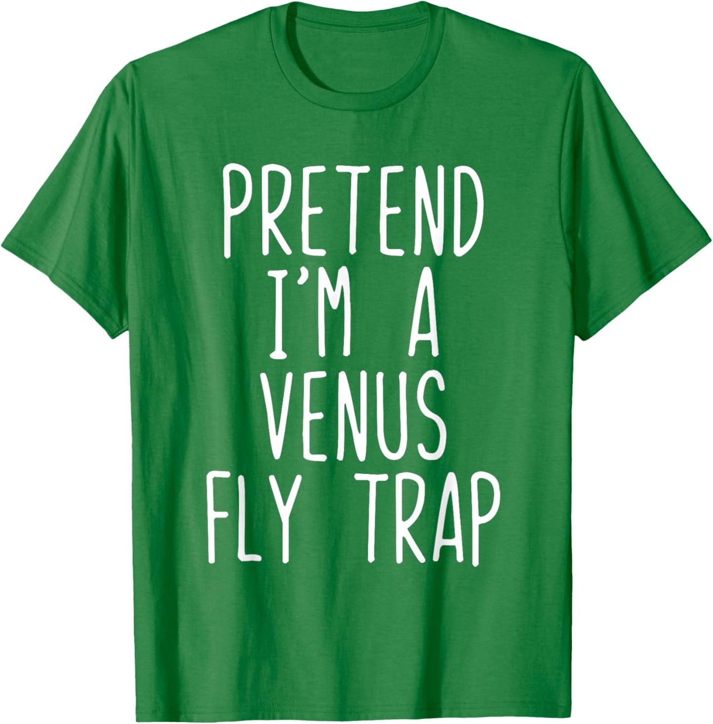 Pretend I'm A Venus Fly Trap Costume Halloween Lazy Kids T-Shirt - T-Shirt | Irish Green