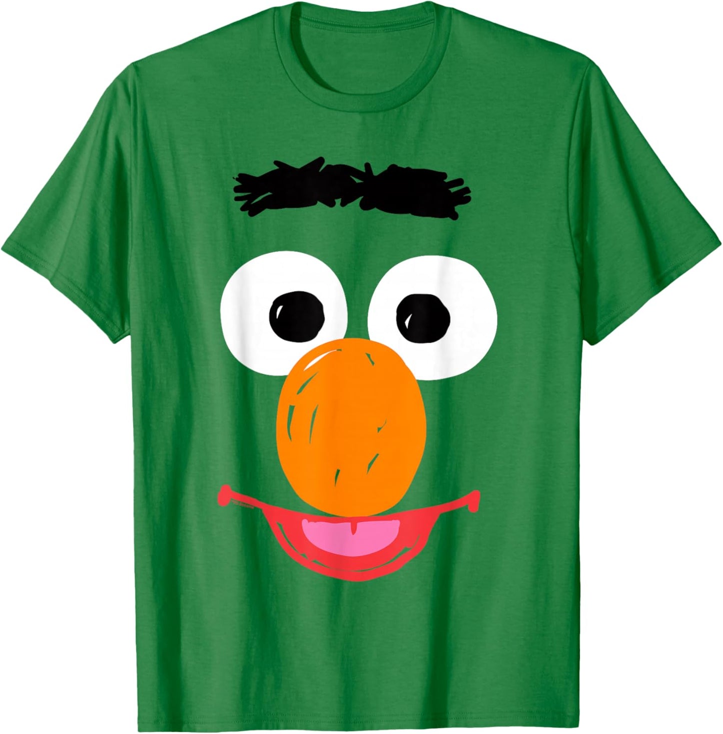 Sesame Street Bert Crayon Sketch Halloween Costume T-Shirt - T-Shirt | Irish Green