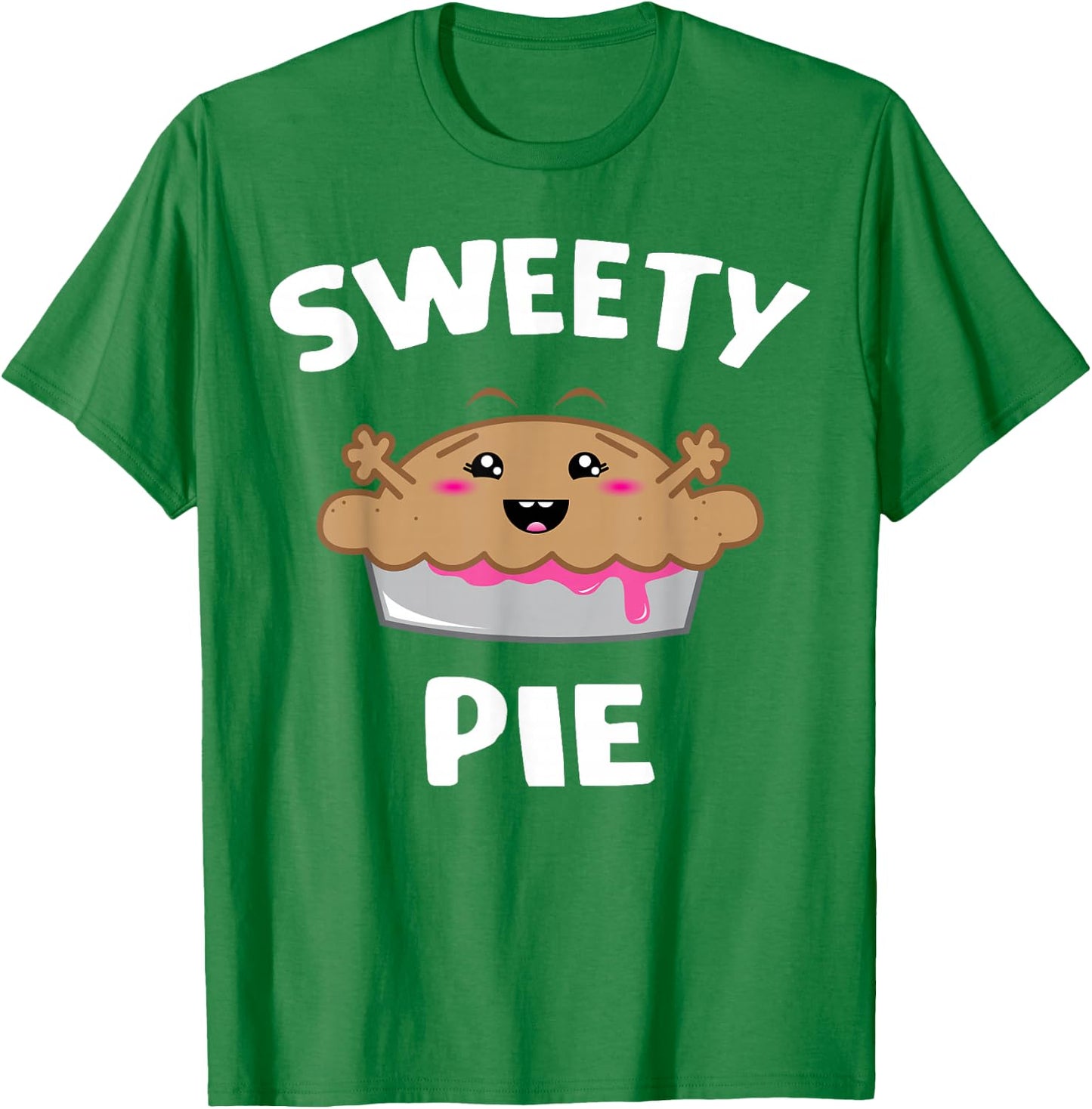 Sweety Pie - Cute Cartoon Sweetie Pie T-Shirt - T-Shirt | Irish Green