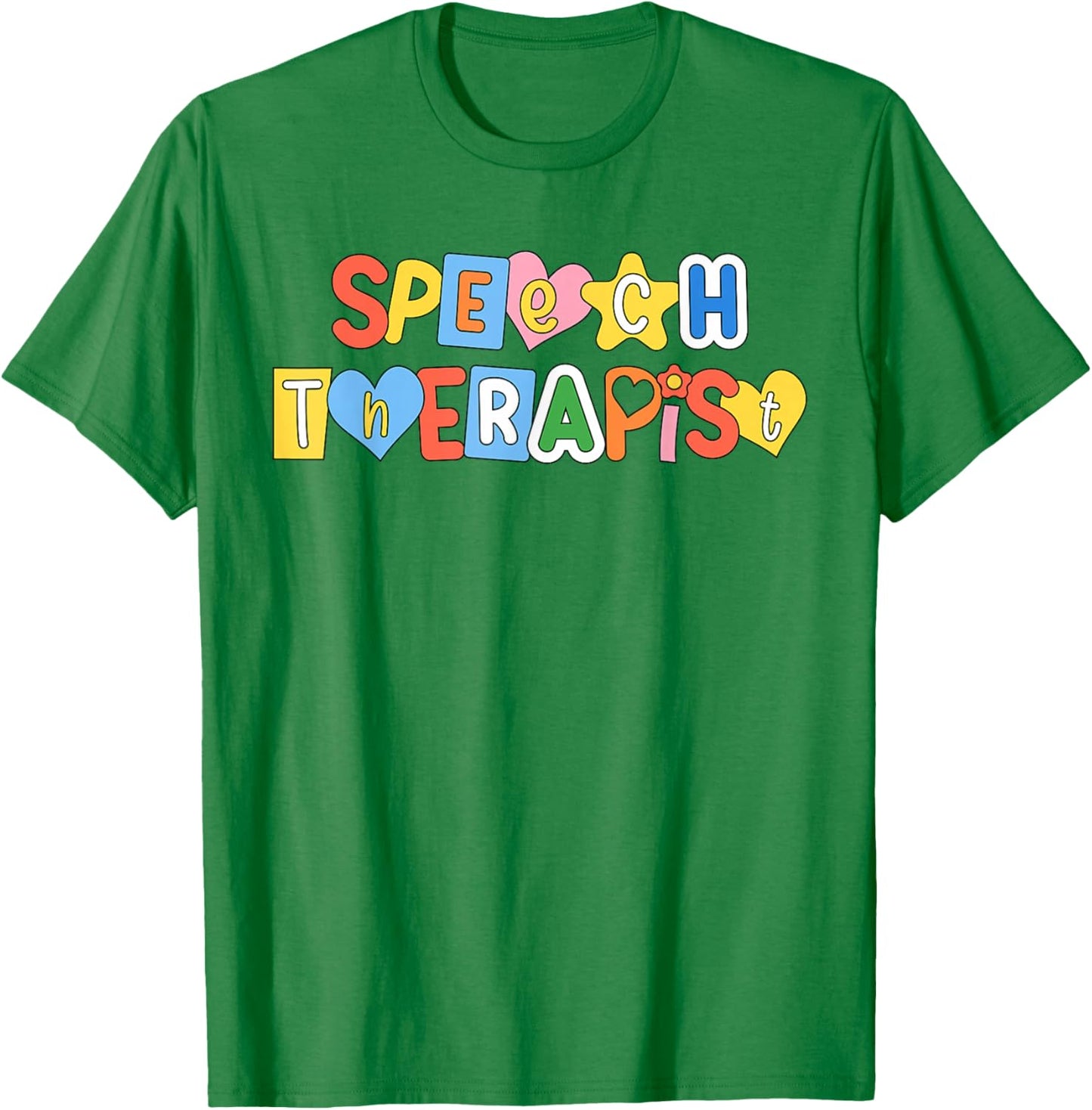 Speech Therapy Speech Language Pathologist Therapist SLP T-Shirt - T-Shirt | Irish Green