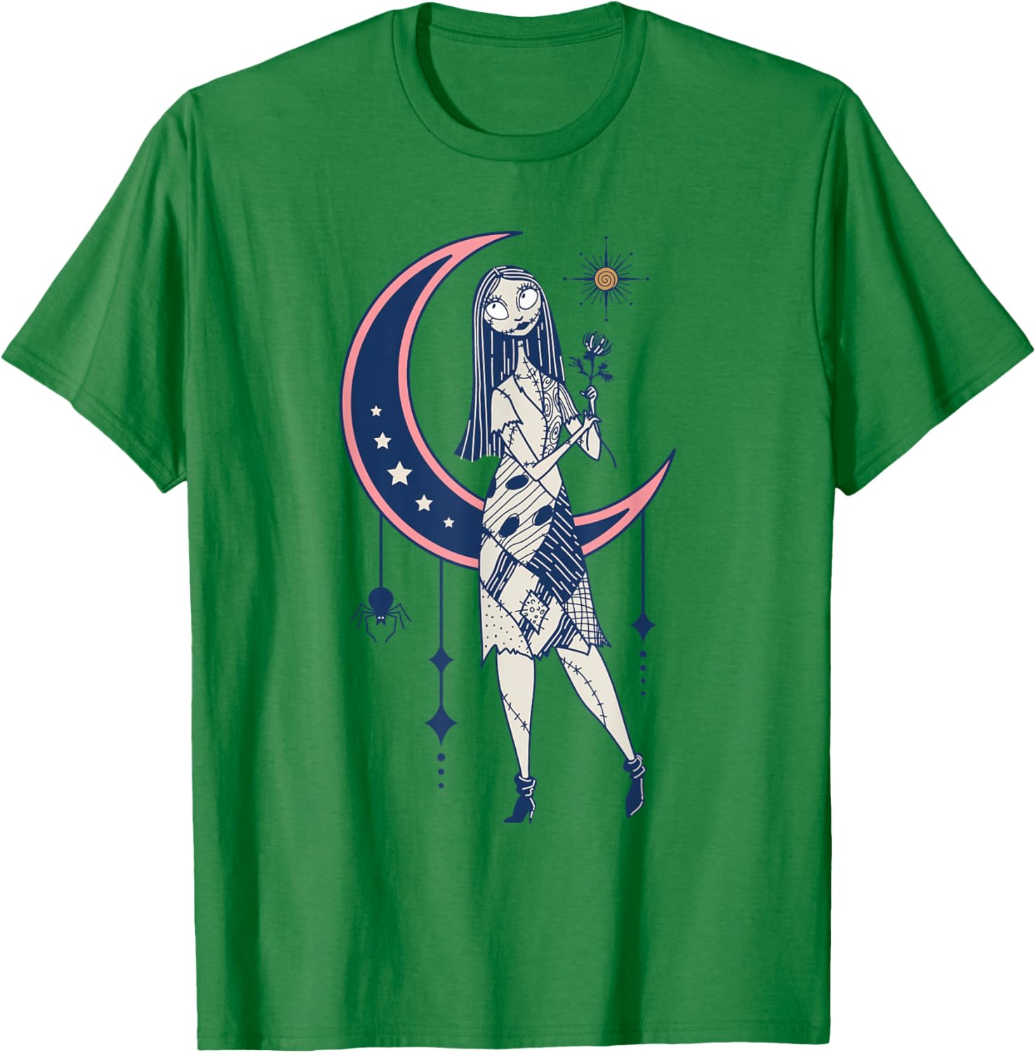 Disney The Nightmare Before Christmas Sally and Moon Mystic T-Shirt - T-Shirt | Irish Green