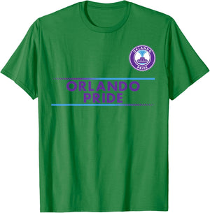 Officially Licensed Orlando Pride Soccer NWSL Apparel T-Shirt - T-Shirt | Irish Green
