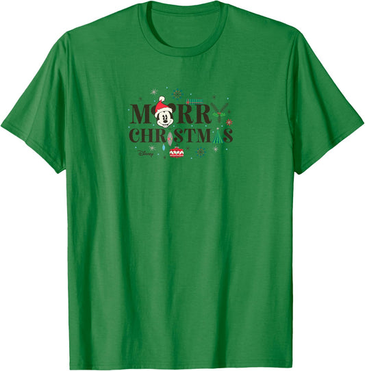 Disney - Mickey Merry Christmas T-Shirt - T-Shirt | Irish Green