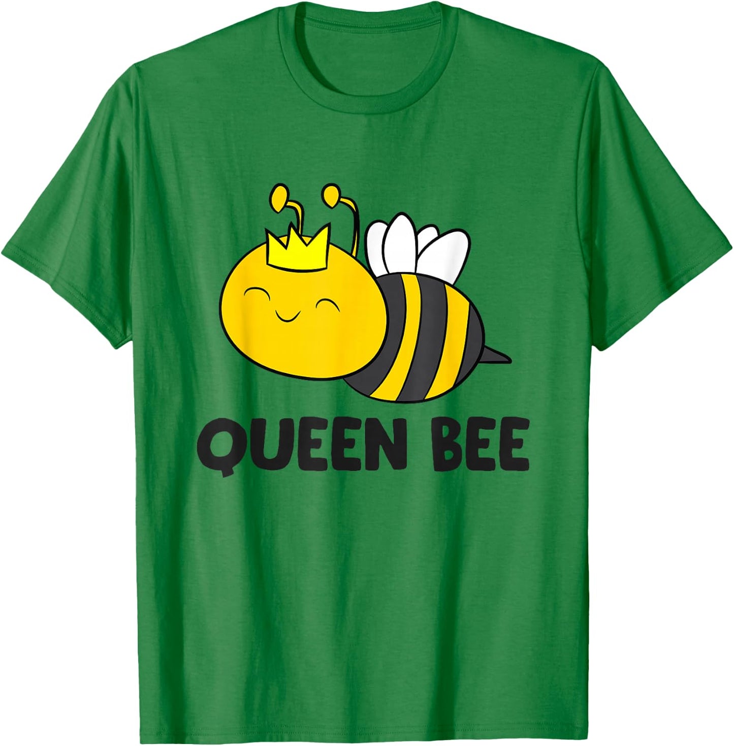 Queen Bee Funny Bee T-Shirt - T-Shirt | Irish Green