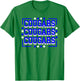 Cougars Mascot School Spirit Blue White T-Shirt - T-Shirt | Irish Green