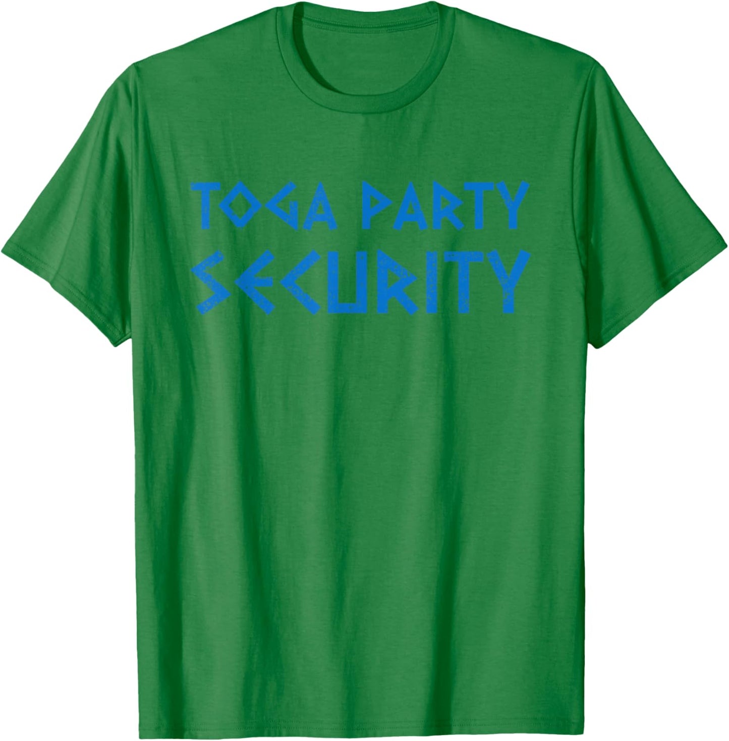 Toga Party Security Funny Ancient Greek Party Costume T-Shirt - T-Shirt | Irish Green