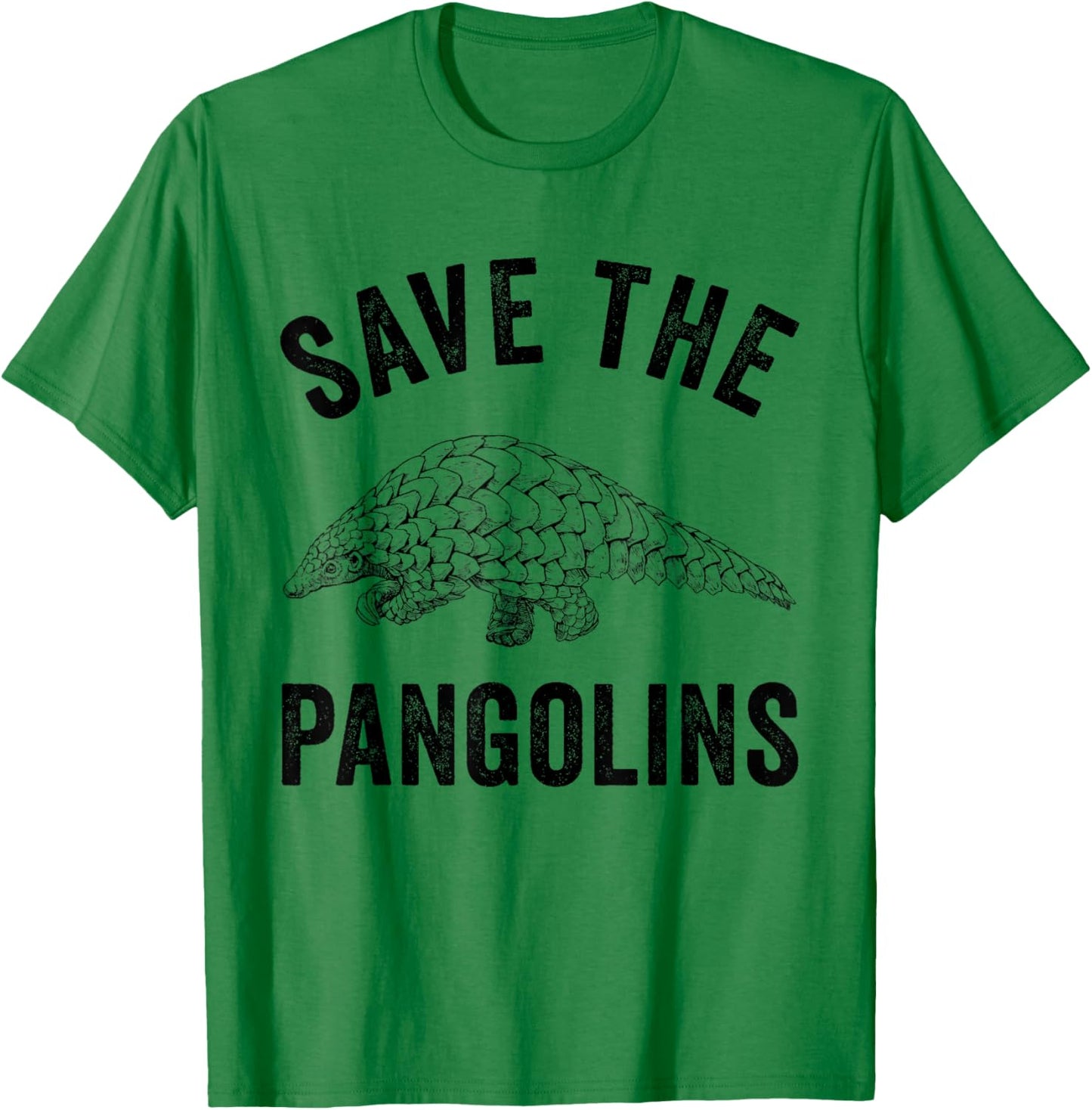 Save The Pangolins Funny Pangolin Lovers T-Shirt - T-Shirt | Irish Green