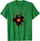 Bleach Ichigo Flame Outline Hallow Transform Anime T-Shirt - T-Shirt | Irish Green