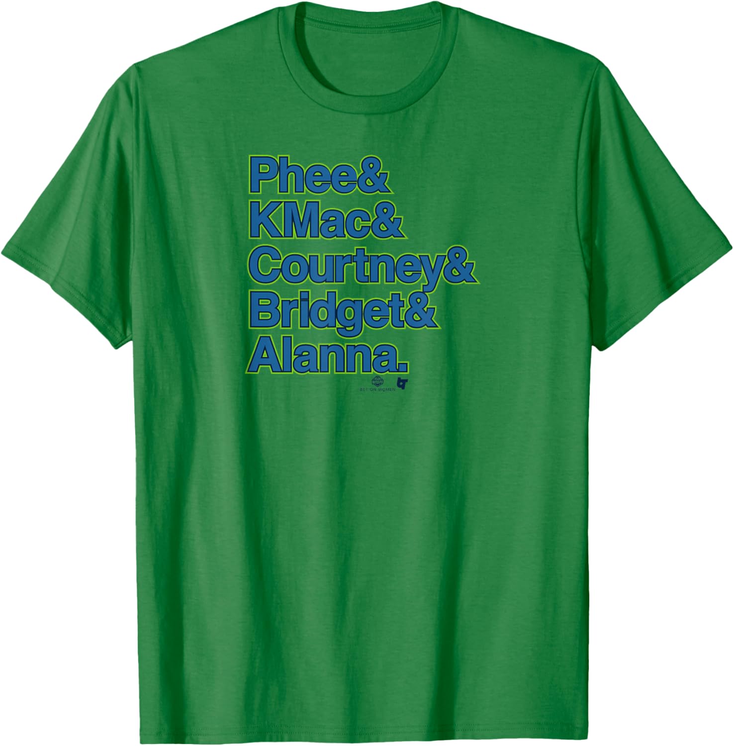 Ampersand Stars - Minnesota Women's Basketball T-Shirt - T-Shirt | Irish Green