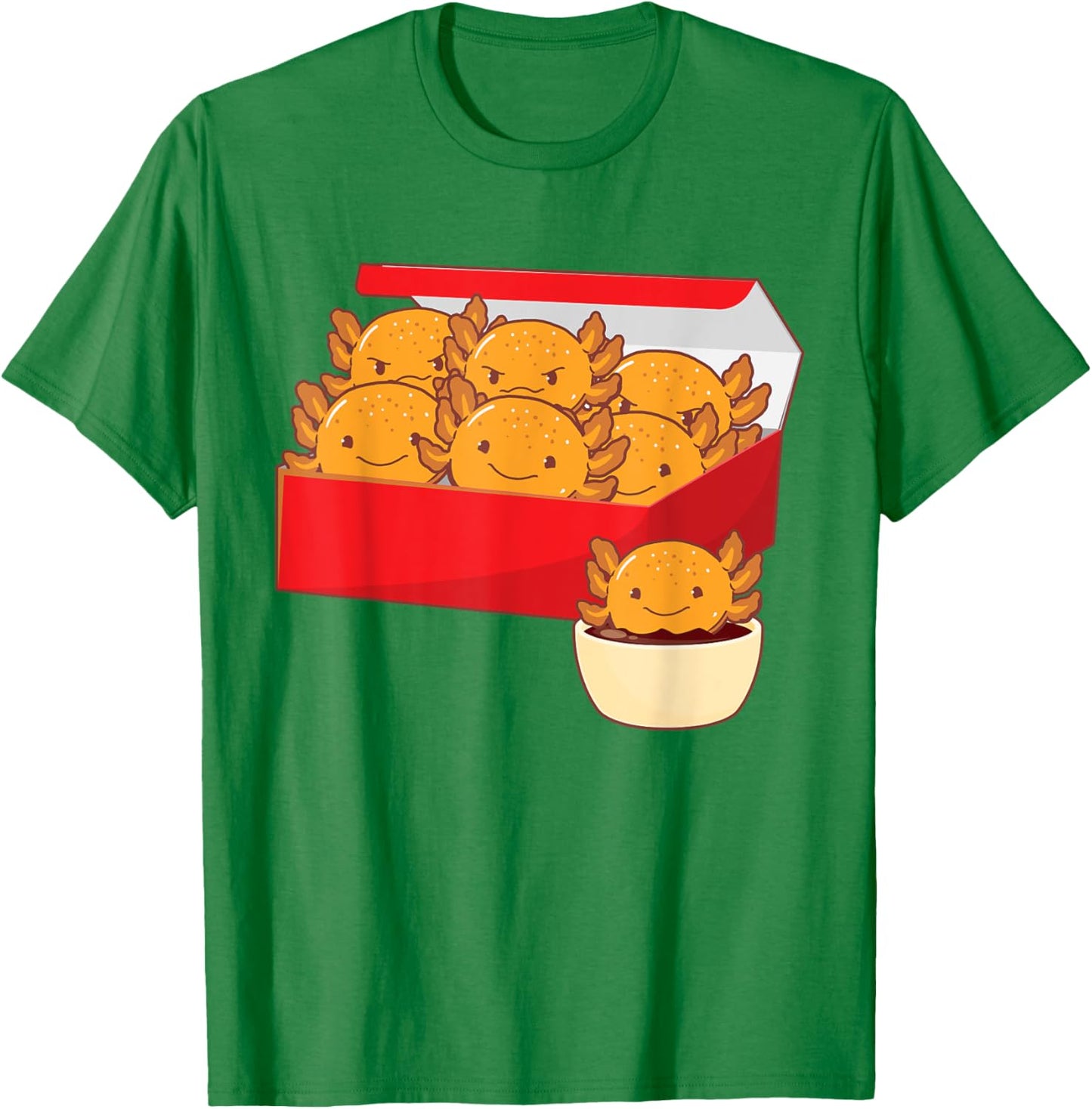 Axolotl Nuggets Axolotls T-Shirt - T-Shirt | Irish Green