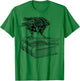 Raven Crow Book Aesthetic Dark Academia Bookworm T-Shirt - T-Shirt | Irish Green