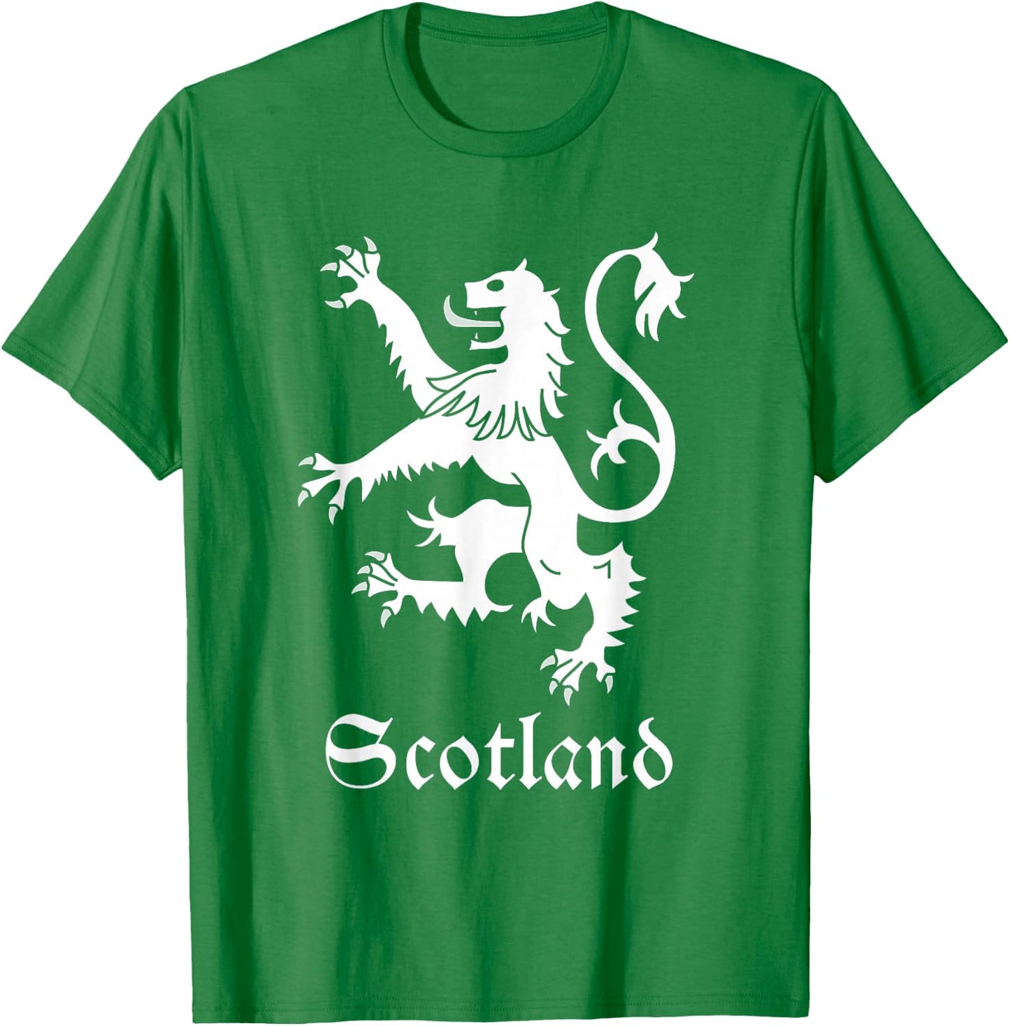 Scottish Lion Rampant Scotland Coat Arms Gift Crest T-Shirt - T-Shirt | Irish Green