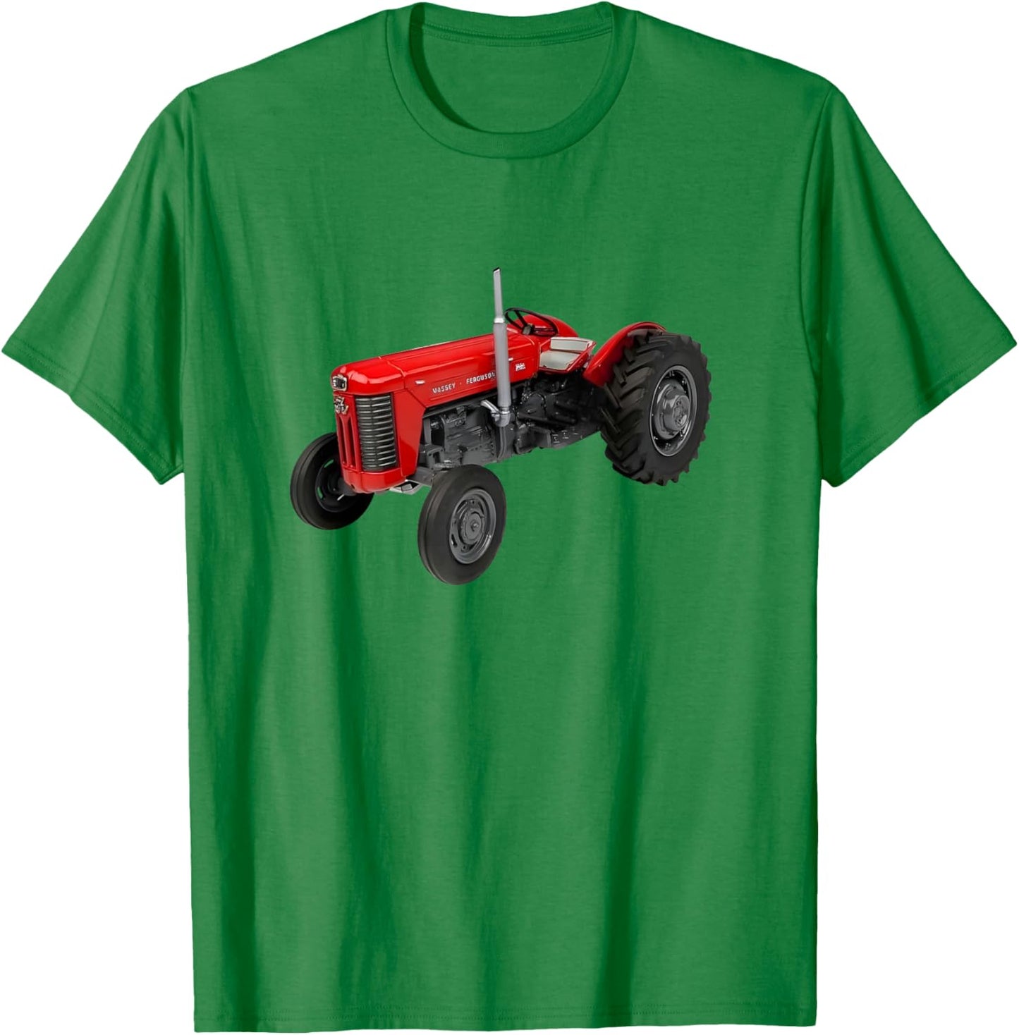 Masey Ferguson 65 Stoneleigh Vintage Tractor Graphic T-Shirt - T-Shirt | Irish Green